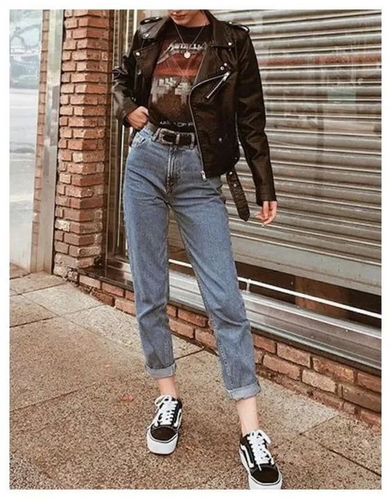 Stílusiskola: laza outfitek bőrdzsekivel - DIVAT&STÍLUS - Stílusiskola - bőrdzseki, divat, kényelmes, laza, outfit, stílus, 