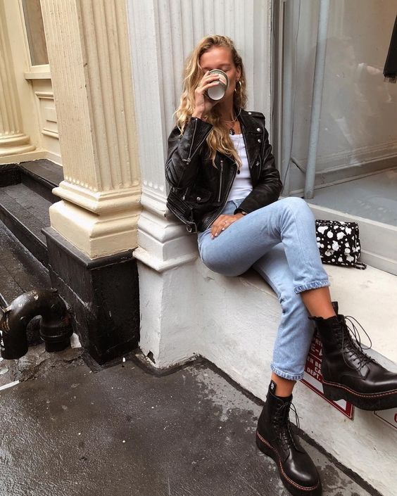 Stílusiskola: laza outfitek bőrdzsekivel - DIVAT&STÍLUS - Stílusiskola - bőrdzseki, divat, kényelmes, laza, outfit, stílus, 