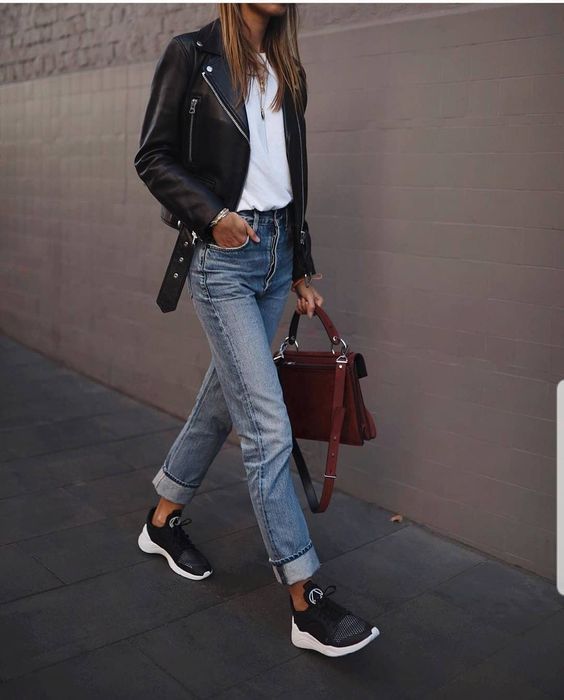 Stílusiskola: laza outfitek bőrdzsekivel - DIVAT&STÍLUS - Stílusiskola - bőrdzseki, divat, kényelmes, laza, outfit, stílus, 