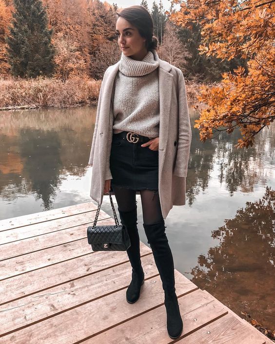 Stílusiskola: így viselj fekete miniszoknyákat - DIVAT&STÍLUS - Stílusiskola - divat, fekete szoknya, outfit, ősz, stílus, 