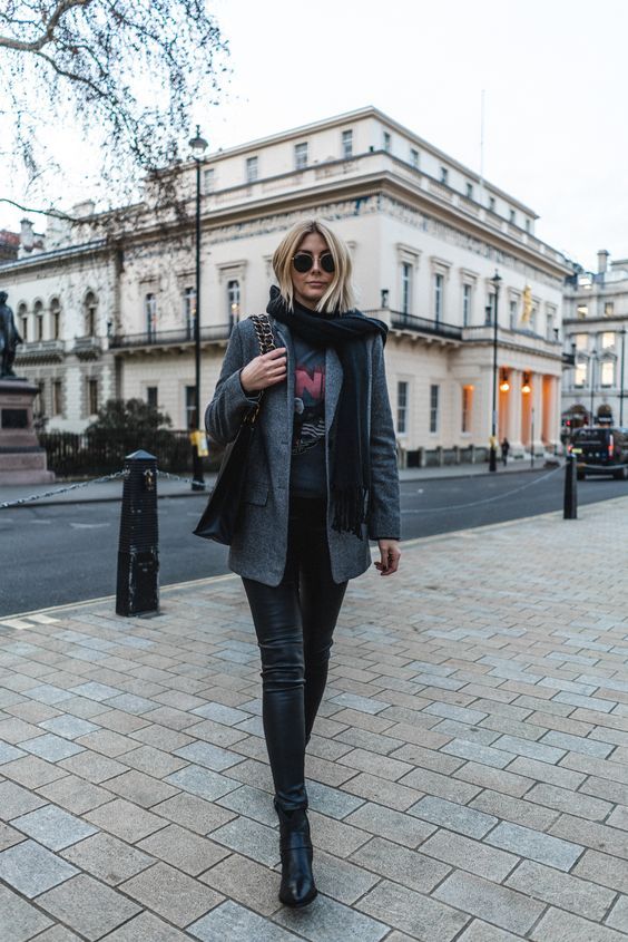 Stílusiskola: így viselj télen bőrnadrágokat - DIVAT&STÍLUS - Stílusiskola - bőrnadrág, nadrág, outfit, tél, 