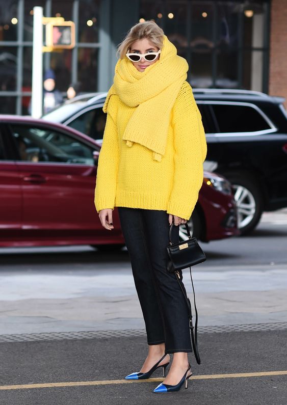 Stílusiskola: így viselj télen sárgát - DIVAT&STÍLUS - Stílusiskola - divat, outfit, sárga, stílus, tél, 