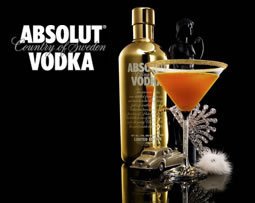 Absolut Vodka - aranyba öltöztetve -  -  - Absolut Vodka - aranyba öltöztetve, 