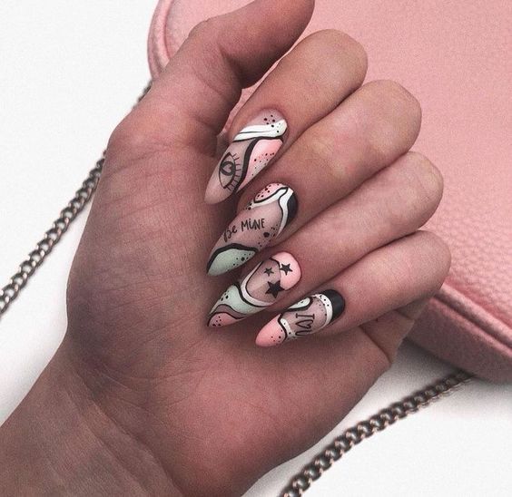 Top10: izgalmas köröm minták a téli szezonra - SZÉPSÉG -  - köröm, manikűr, minta, mintás, mintás köröm, 