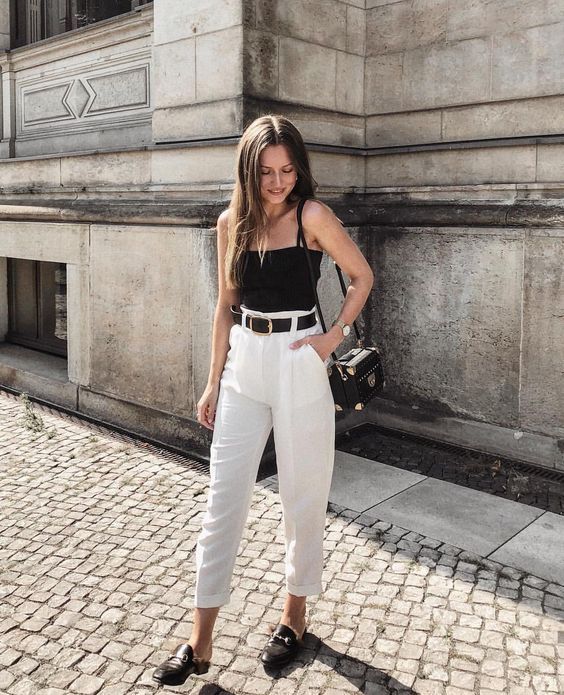Stílusiskola: így viselj fehér nadrágokat - DIVAT&STÍLUS - Stílusiskola - divat, fehér, fehér nadrág, outfit, stílus, 