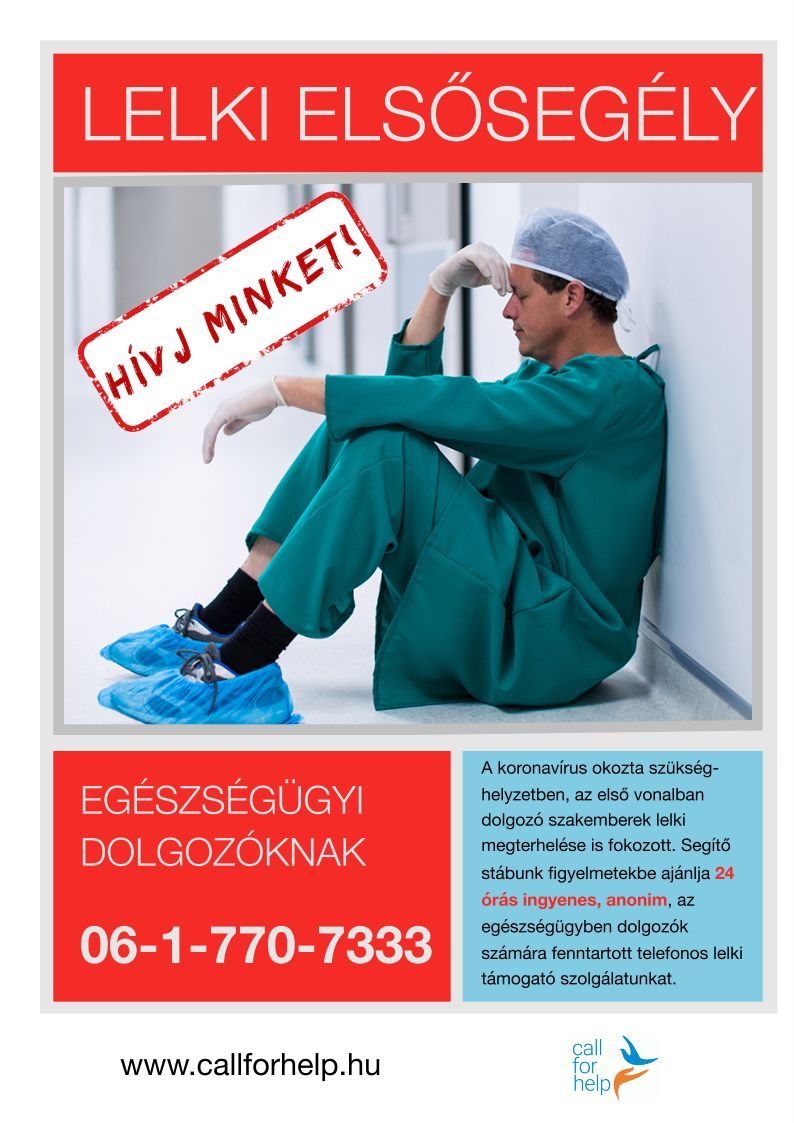 Call for Help – Krízisvonal az egészségügyi személyzet részére - STYLENEWS - Aktuális - callforhelp, egészségügy, világjárvány, 