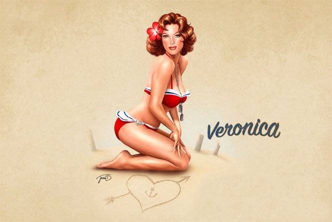 PIN-UP történelem - Stílusiskola -  - modell, modellek, pin-up lányok, pin-up történelem, 