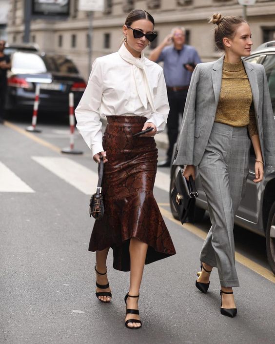 Stílusiskola: így viselnénk bőrszoknyákat - DIVAT&STÍLUS - Stílusiskola - bőrszoknya, outfit, stílus, tavasz, 
