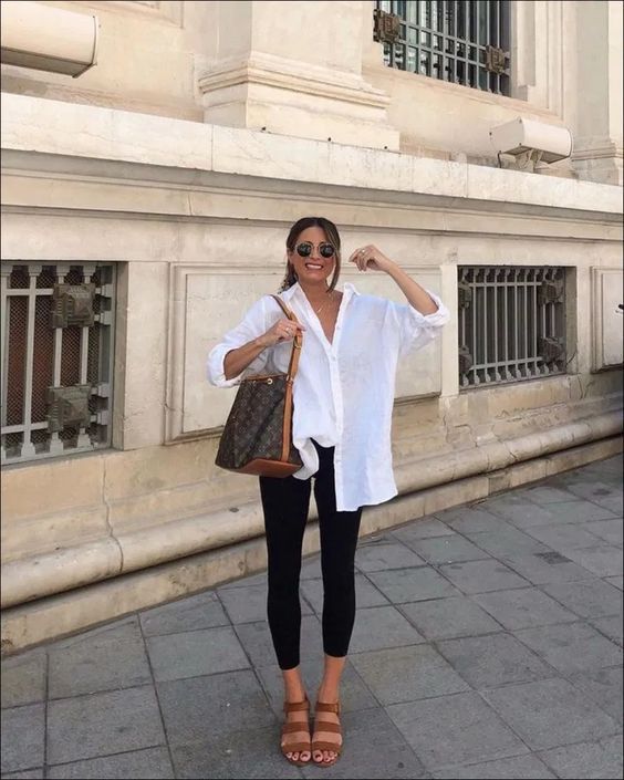 Stílusiskola: így viselj nyáron fehér ingeket - DIVAT&STÍLUS - Stílusiskola - divat, fehér ing, nyár, outfit, stílus, 