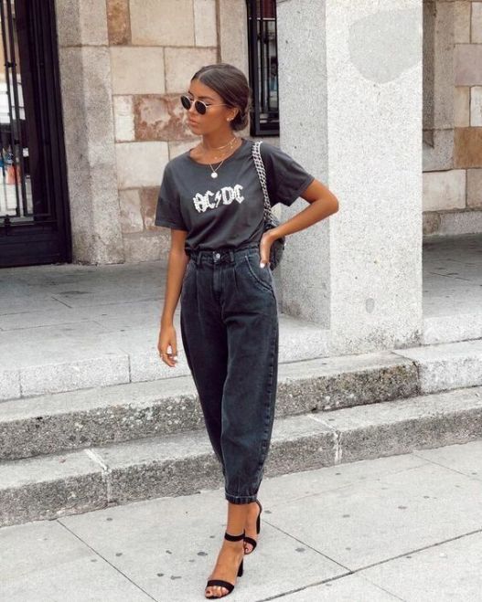 Stílusiskola: farmer, póló és magassarkú - DIVAT&STÍLUS - Stílusiskola - divat, farmer, magassarkú, nyár, outfit, stílus, 