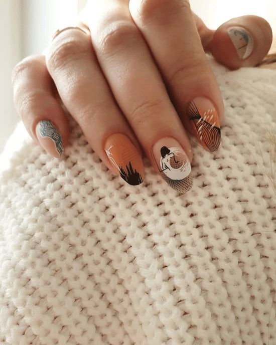Top10: gyönyörű manikúr ötletek az őszi szezonra - SZÉPSÉG -  - köröm, manikűr, minta, ősz, ötletek, tippek, 