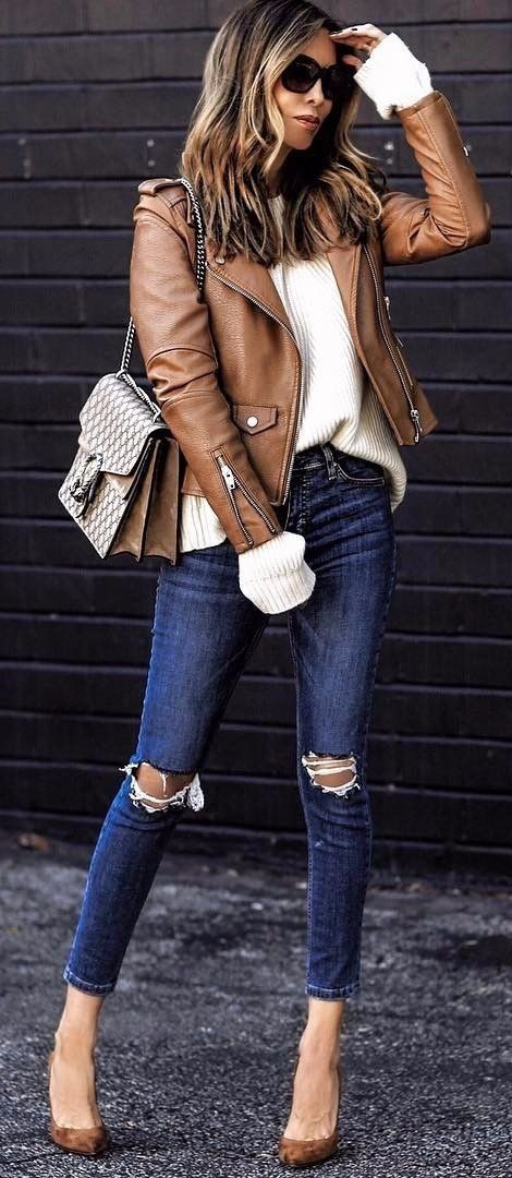 Stílusiskola: így viselj alapdarabokat ősszel - A bőrdzseki - DIVAT&STÍLUS - Stílusiskola - bőrdzseki, outfit, ősz, stílus, 