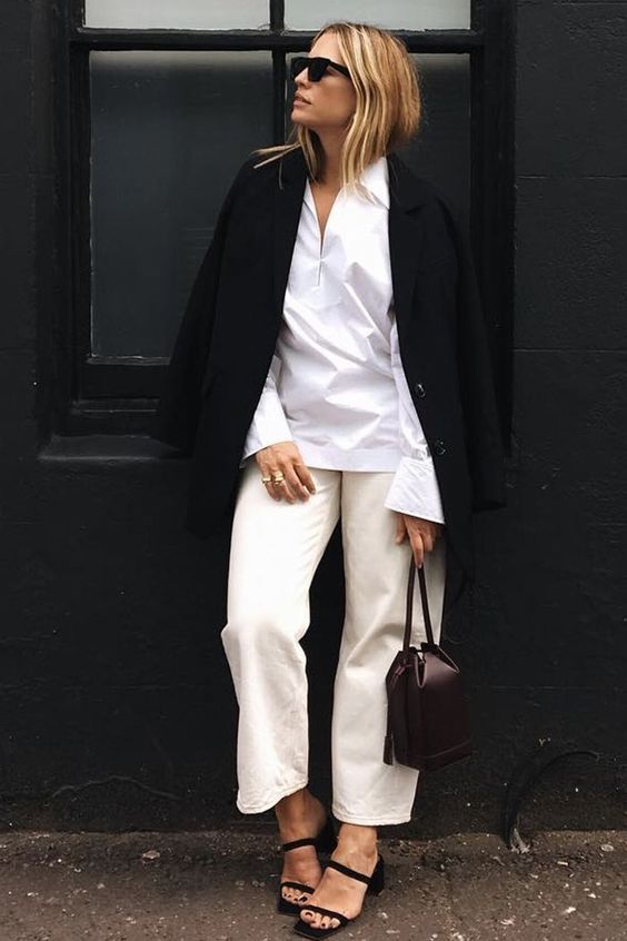 Stílusiskola: így viselj ősszel fehér ingeket - DIVAT&STÍLUS - Stílusiskola - divat, fehér ing, ing, outfit, ősz, stílus, 