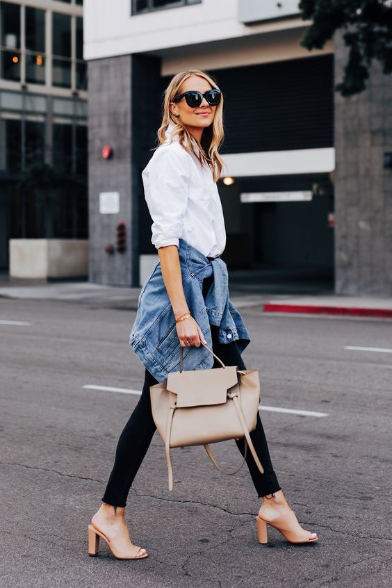 Stílusiskola: így viselj ősszel fehér ingeket - DIVAT&STÍLUS - Stílusiskola - divat, fehér ing, ing, outfit, ősz, stílus, 