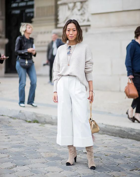 Stílusiskola: így viselj ősszel fehér nadrágokat - DIVAT&STÍLUS - Stílusiskola - divat, fehér nadrág, outfit, stílus, 