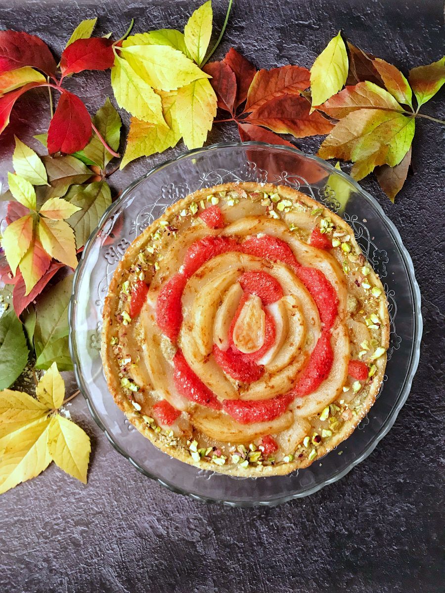 Körtés-grapefruitos pite mandulakrémmel - STYLELIFE - Gasztronómia - pite recept, receptek, sütemények, 