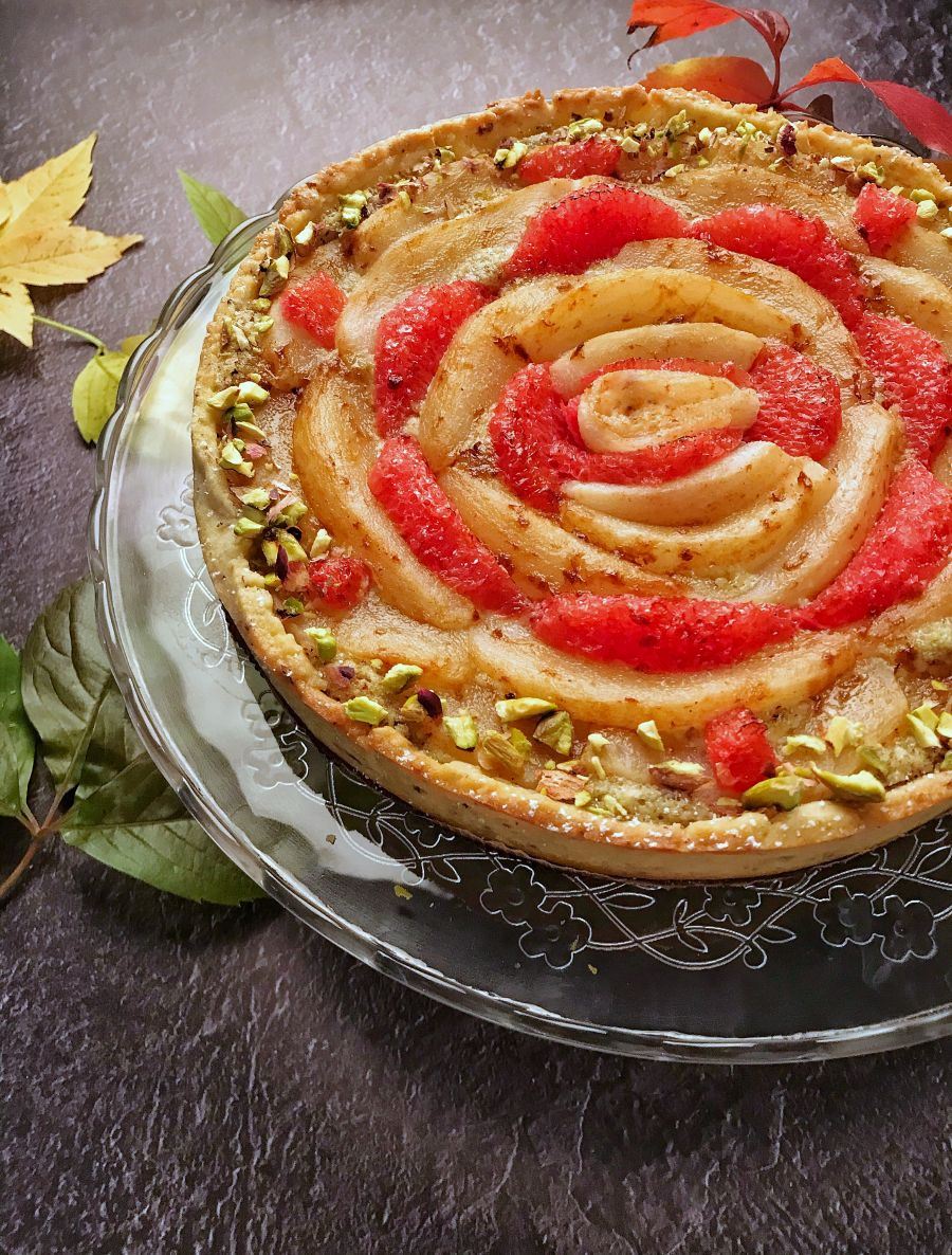 Körtés-grapefruitos pite mandulakrémmel - STYLELIFE - Gasztronómia - pite recept, receptek, sütemények, 