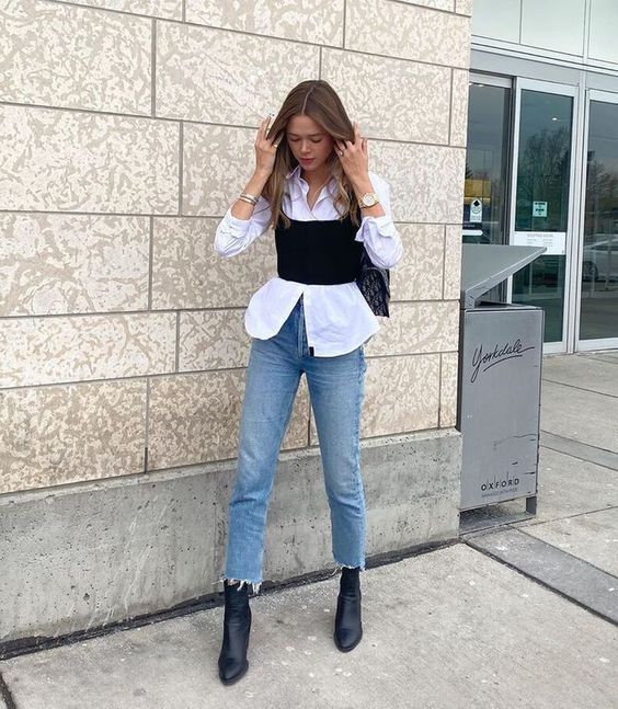 Stílusiskola: így viselj fehér ingeket - DIVAT&STÍLUS - Stílusiskola - divat, fehér ing, outfit, ősz, stílus, 