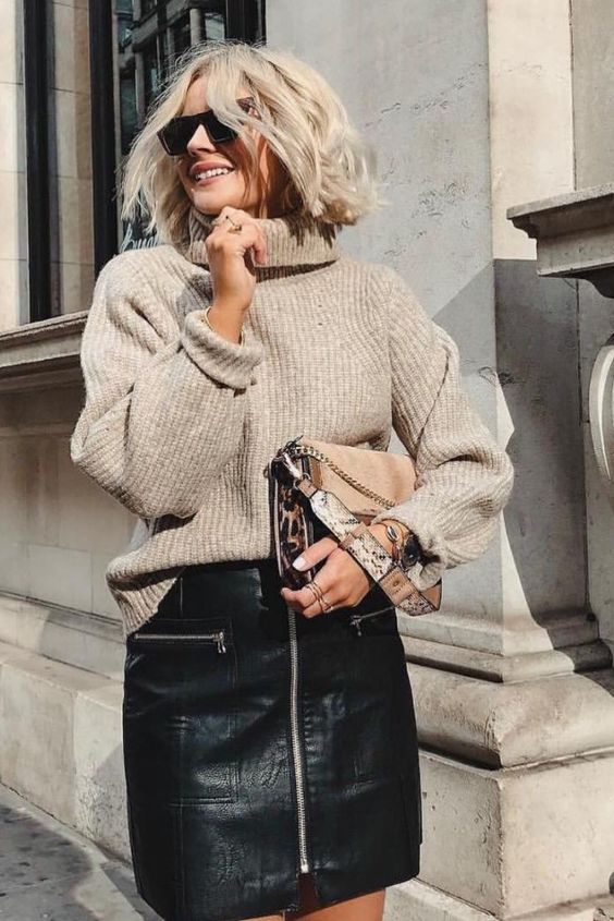 Stílusiskola: így viselj télen fekete szoknyákat - DIVAT&STÍLUS - Stílusiskola - divat, fekete szoknya, outfit, stílus, szoknya, 