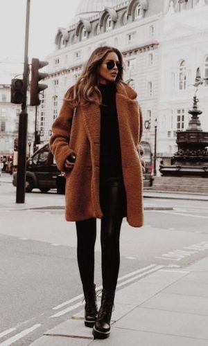 Stílusiskola: így viselj barna teddy coatokat - DIVAT&STÍLUS - Stílusiskola - barna, divat, outfit, stílus, teddy coat, 