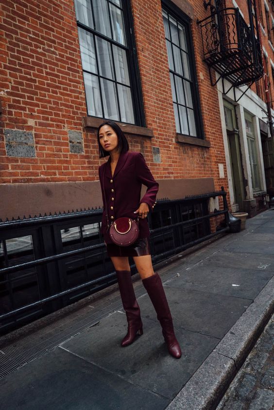 Stílusiskola: így viseld télen a bordó színt - DIVAT&STÍLUS - Stílusiskola - bordó, divat, outfit, stílus, tél, 