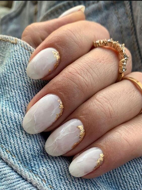 Top10: gyönyörű manikűr ötletek arannyal - SZÉPSÉG -  - arany, köröm, manikűr, minta, 