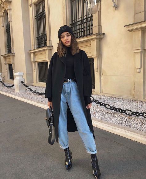 Stílusiskola: a legjobb téli outfitek farmernadrágokkal - DIVAT&STÍLUS - Stílusiskola - divat, farmer, farmernadrág, outfit, stílus, tél, 