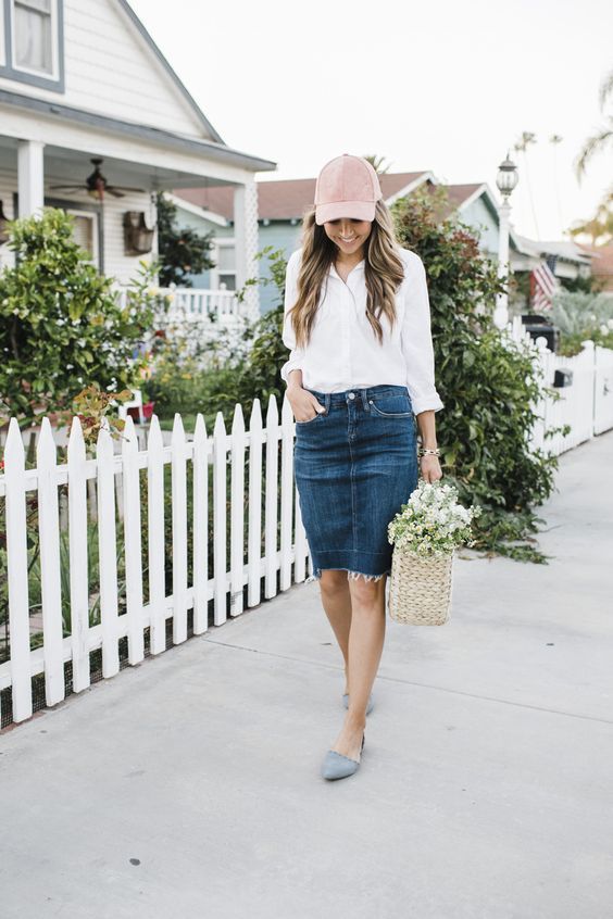 Stílusiskola: így viselj tavasszal farmerszoknyákat - DIVAT&STÍLUS - Stílusiskola - divat, faremerszoknya, outfit, stílus, szoknya, 