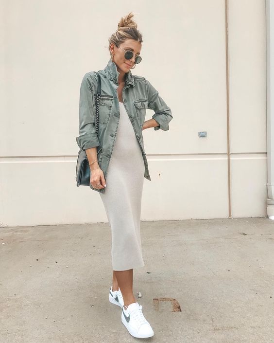 Stílusiskola: Kényelmes outfitek - Így viselj ruhákat és sportcipőket - DIVAT&STÍLUS - Stílusiskola - divat, outfit, ruha, sportcipő, stílus, tavasz, 