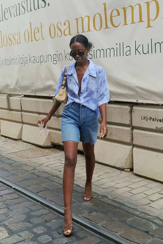 Stílusiskola: így viselj farmer bermudákat - DIVAT&STÍLUS - Stílusiskola - bermuda, divat, farmer, outfit, stílus, tavasz, 