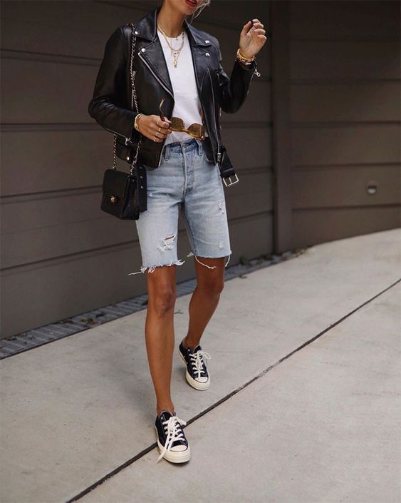 Stílusiskola: így viselj farmer bermudákat - DIVAT&STÍLUS - Stílusiskola - bermuda, divat, farmer, outfit, stílus, tavasz, 