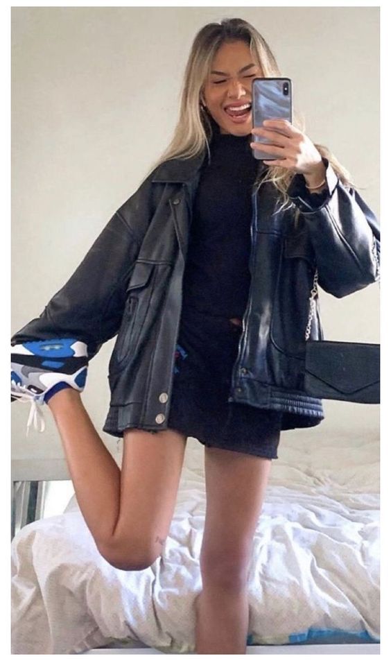 Stílusiskola: így viselj oversize bőrdzsekiket - DIVAT&STÍLUS - Stílusiskola - bőrdzseki, divat, outfit, oversize, stílus, 