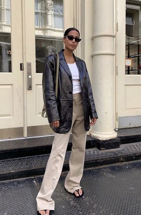 Stílusiskola: így viselj oversize bőrdzsekiket - DIVAT&STÍLUS - Stílusiskola - bőrdzseki, divat, outfit, oversize, stílus, 