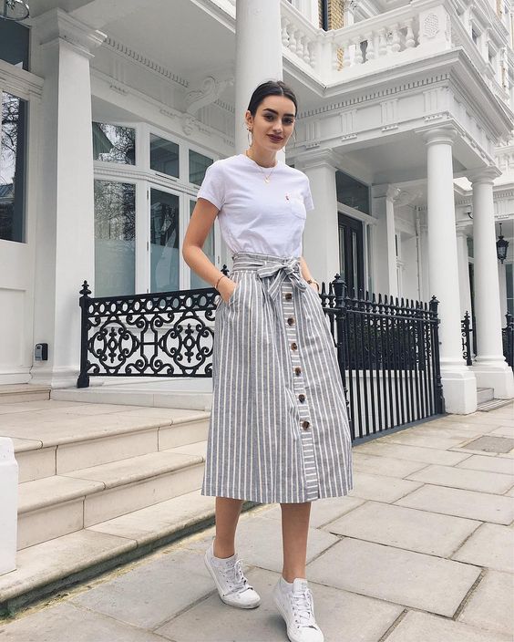 Stílusiskola: így viselj csodás A-vonalú szoknyákat - DIVAT&STÍLUS - Stílusiskola - divat, nyár, outfit, stílus, szoknya, szoknyák, 