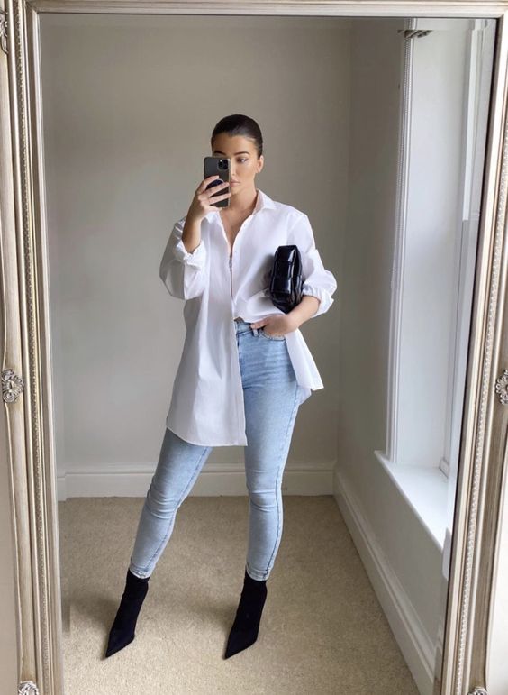 Stílusiskola: így viselj fehér ingeket - DIVAT&STÍLUS - Stílusiskola - divat, fehér ing, ing, outfit, stílus, 