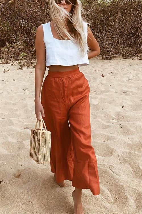 Stílusiskola: így viselj nyáron lenvászon nadrágokat - DIVAT&STÍLUS - Stílusiskola - divat, lenvászon, lenvászon nadrág, outfit, stílus, 