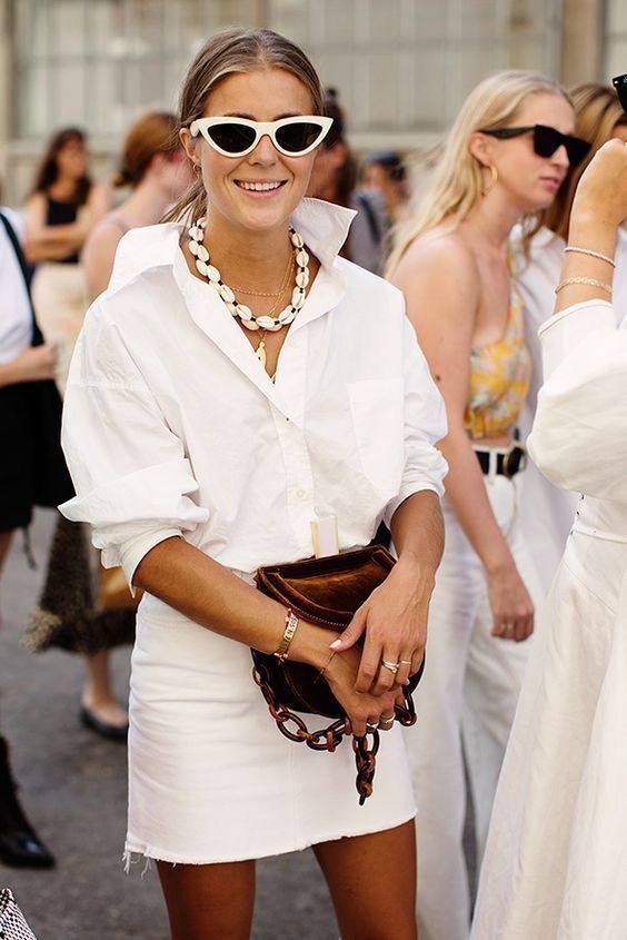 Stílusiskola: outfit ötletek fehér szoknyával - DIVAT&STÍLUS - Stílusiskola - divat, fehér szoknya, outfit, stílus, szoknya, 