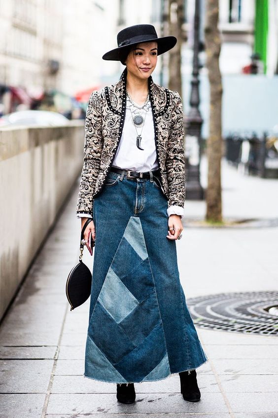 Stílusiskola: így viselj ősszel farmerszoknyákat - DIVAT&STÍLUS - Stílusiskola - divat, farmer, farmerszoknya, outfit, ősz, stílus, 