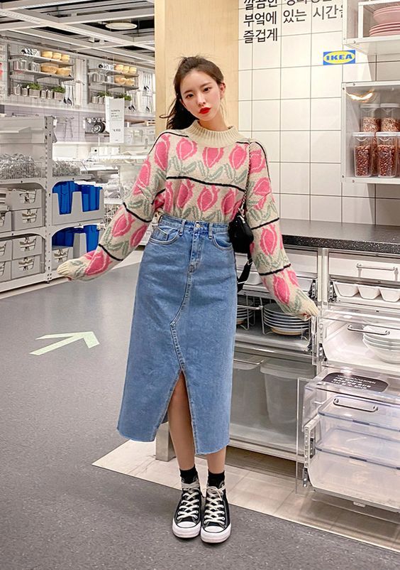 Stílusiskola: így viselj ősszel farmerszoknyákat - DIVAT&STÍLUS - Stílusiskola - divat, farmer, farmerszoknya, outfit, ősz, stílus, 