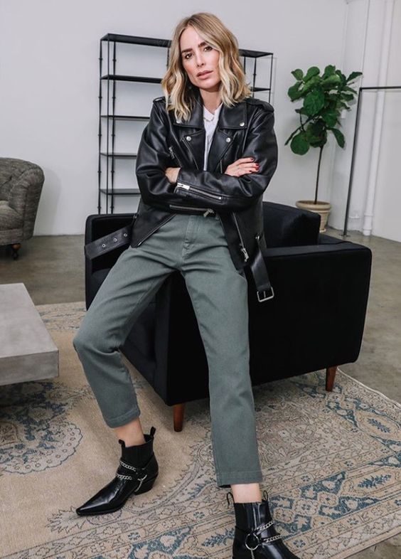 Stílusiskola: laza outfitek bőrdzsekivel - DIVAT&STÍLUS - Stílusiskola - bőrdzseki, divat, outfit, ősz, stílus, 