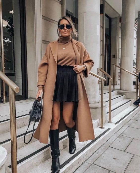 Stílusiskola: így viselj fekete miniszoknyákat - DIVAT&STÍLUS - Stílusiskola - divat, fekete miniszoknya, miniszoknya, outfit, ősz, stílus, 