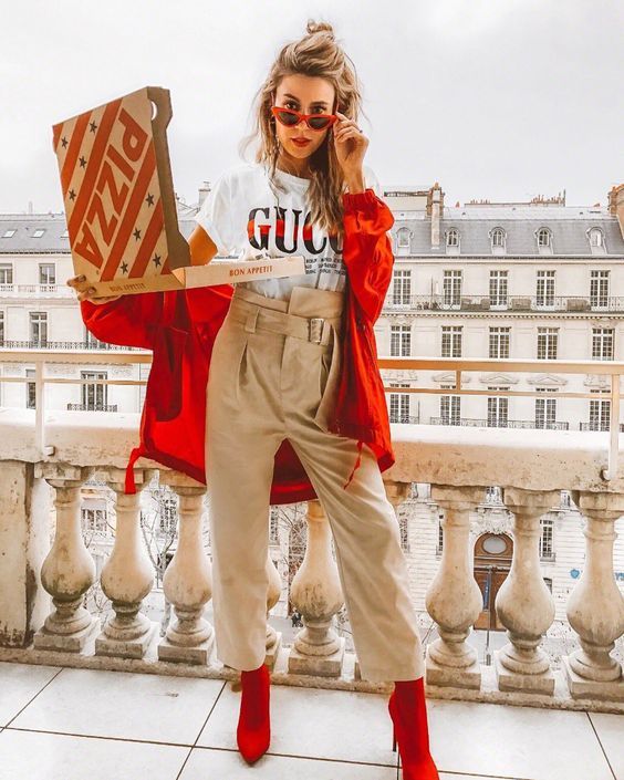 Stílusiskola: így viseld a piros színt ősszel - DIVAT&STÍLUS - Stílusiskola - divat, outfit, ősz, piros, stílus, 