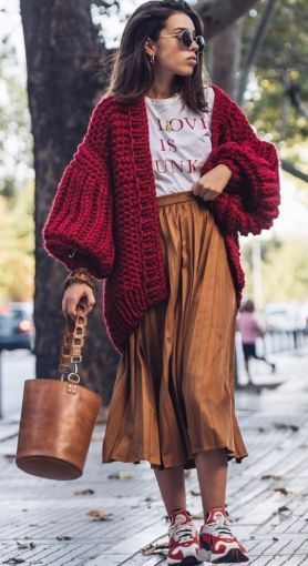 Stílusiskola: így viselj ősszel oversized kardigánokat - DIVAT&STÍLUS - Stílusiskola - divat, kardigán, outfit, oversize kardigán, stílus, 
