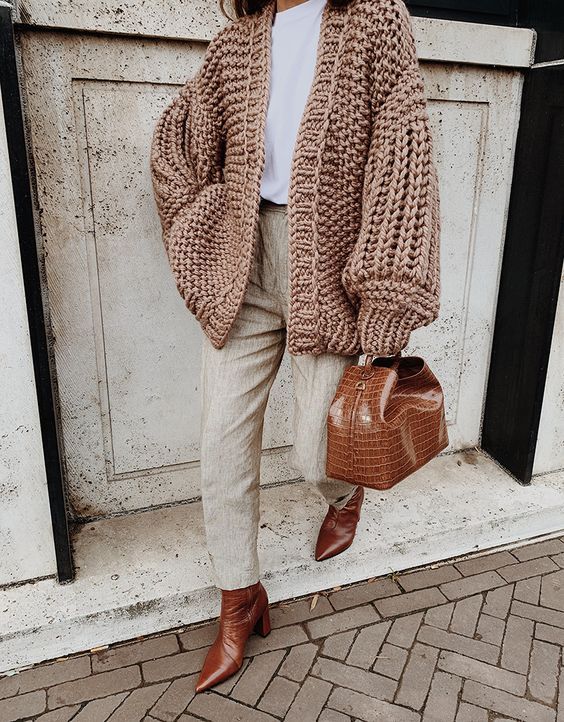 Stílusiskola: így viselj ősszel oversized kardigánokat - DIVAT&STÍLUS - Stílusiskola - divat, kardigán, outfit, oversize kardigán, stílus, 