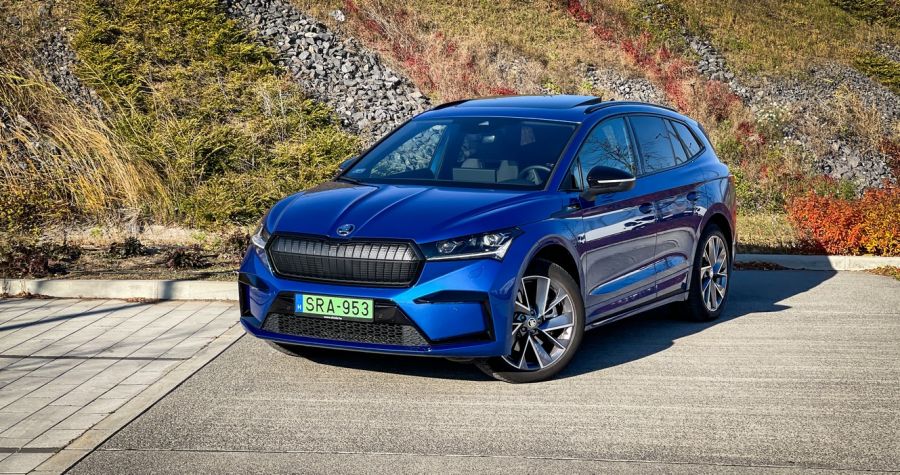 Ön dönt, Enyaq vagy Cognac - Skoda Enyaq iV 80 Sportline - STYLENEWS - Mobility - enyaq iv, Enyaq iv 80 teszt, enyaq teszt, Skoda elektromos SUV teszt, skoda enyaq, Skoda Enyaq iV 80 Sportline teszt, 