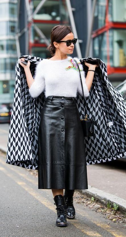 Stílusiskola: így viselj bőrszoknyákat - DIVAT&STÍLUS - Stílusiskola - bőrszoknya, divat, outfit, stílus, szoknya, 