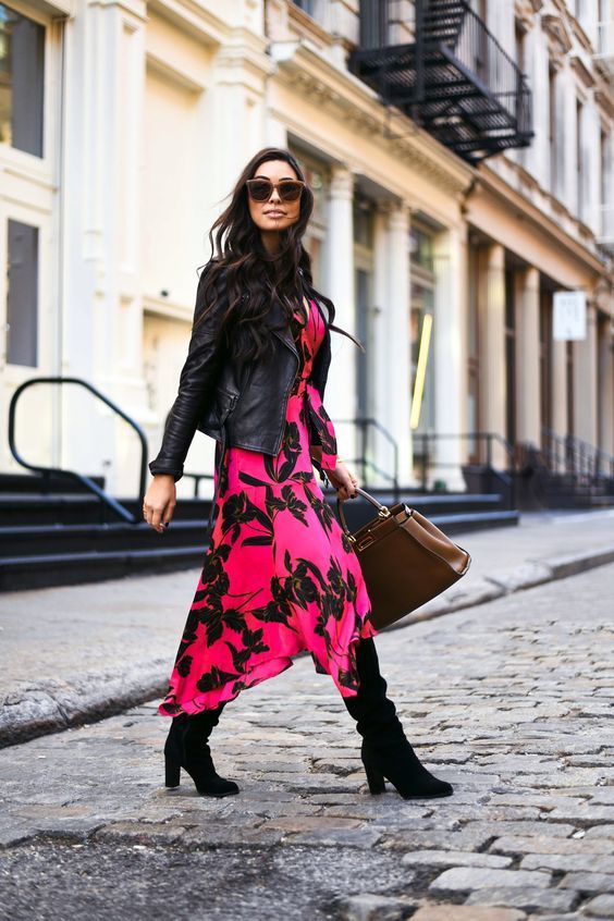 Stílusiskola: így viselj télen virágos ruhákat - DIVAT&STÍLUS - Stílusiskola - divat, outfit, stílus, virágos, virágos ruha, 