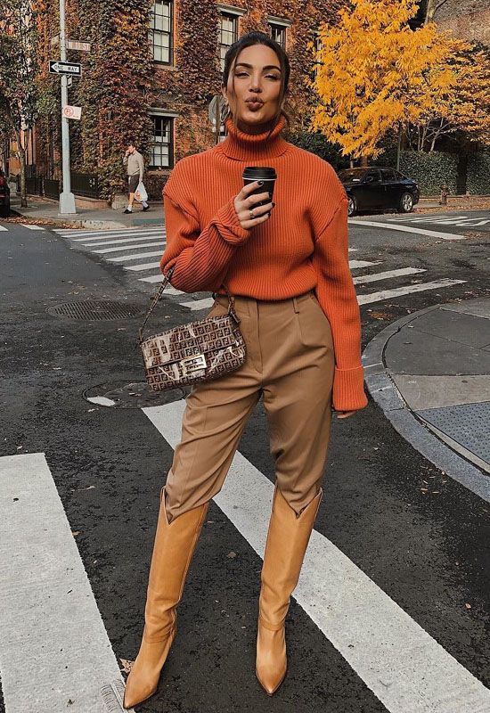 Stílusiskola: téli outfit ötletek narancssárgával - DIVAT&STÍLUS - Stílusiskola - divat, narancssárga, outfit, stílus, tél, 