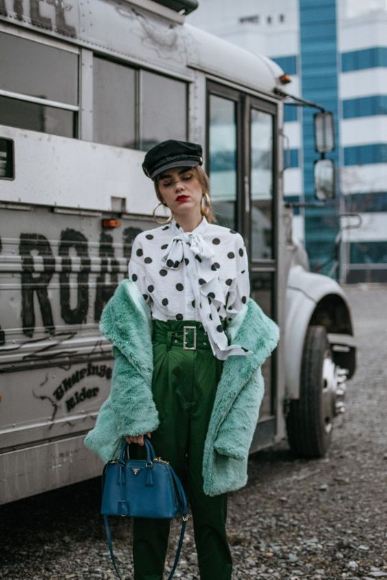 Stílusiskola: így viselj pöttyös ruhadarabokat - DIVAT&STÍLUS - Stílusiskola - divat, outfit, pöttyös, stílus, tél, 