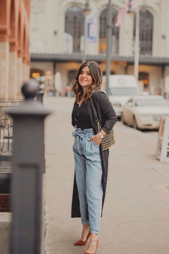 Stílusiskola: így viselj magas derekú nadrágokat - DIVAT&STÍLUS - Stílusiskola - divat, magas derekú nadrág, outfit, stílus, tavasz, 